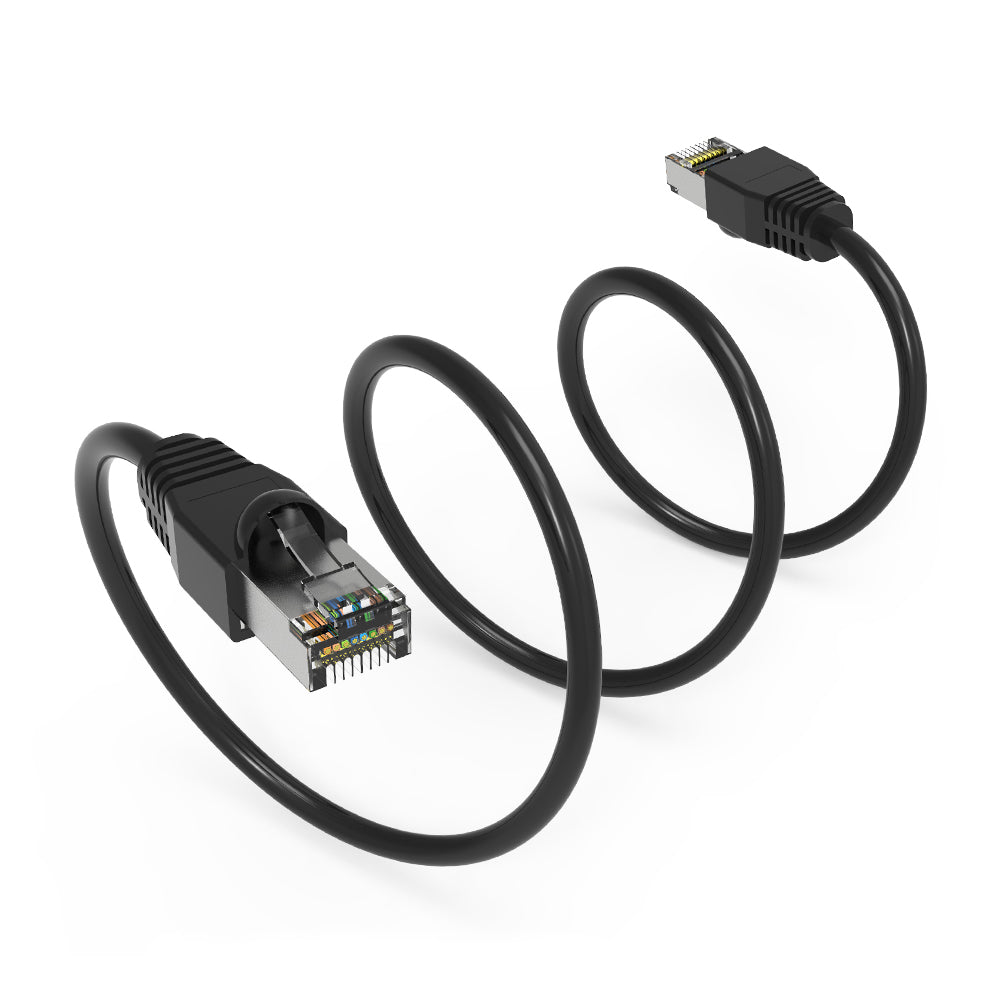 Cat.6A Shielded Cables BLACK