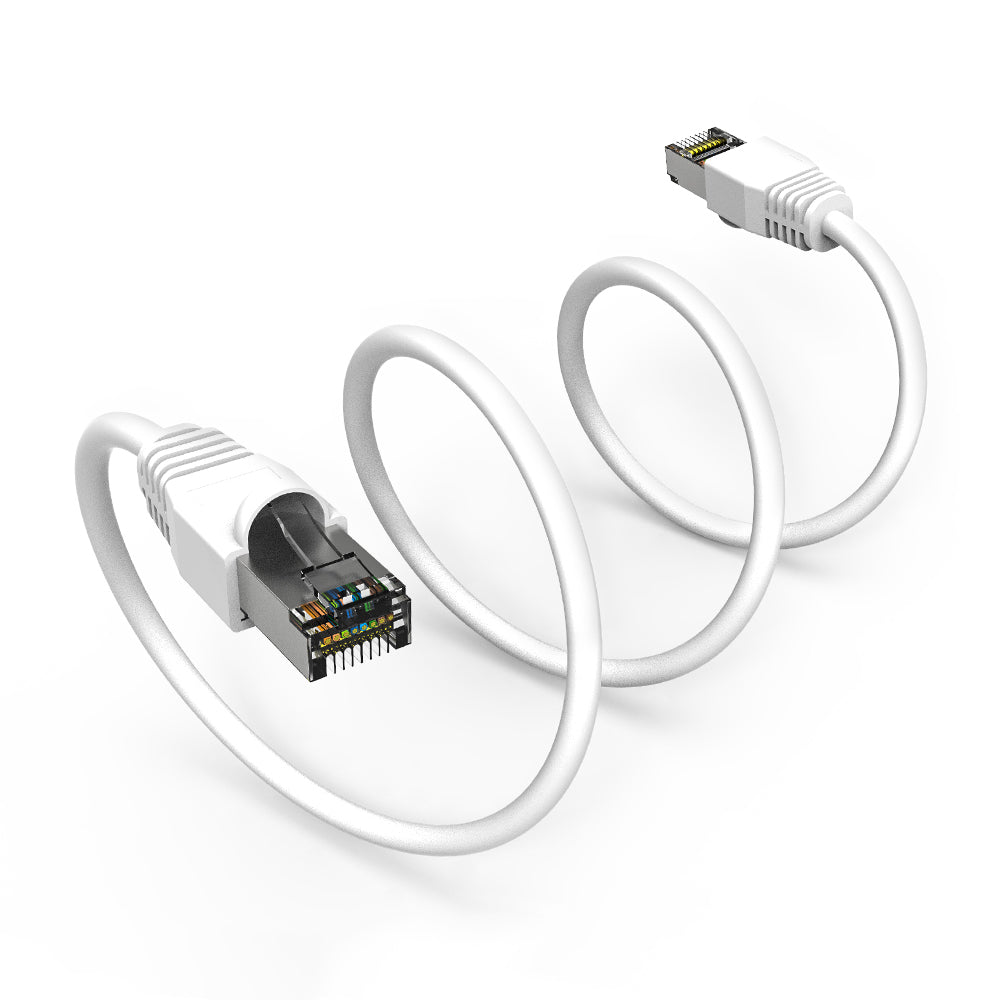 Cat.6A Shielded Cables WHITE