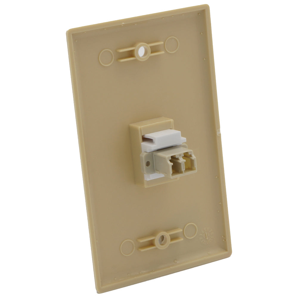Keystone Jack LC/UPC Multimode Duplex Ivory