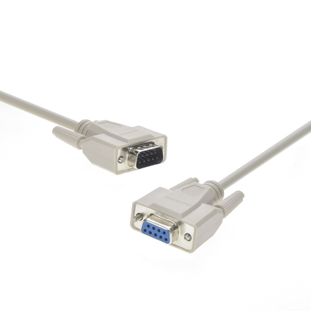 25Ft DB9 Male to Female Null Modem Cable