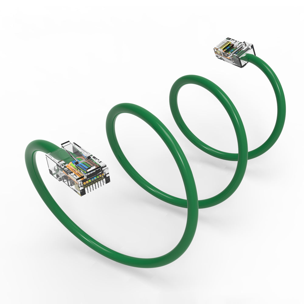 Cat.6 UTP Non-Booted Cables GREEN