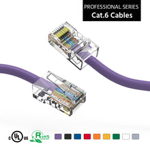 Cat.6 UTP Non-Booted Cables PURPLE