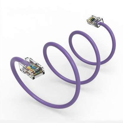 Cat.6 UTP Non-Booted Cables PURPLE