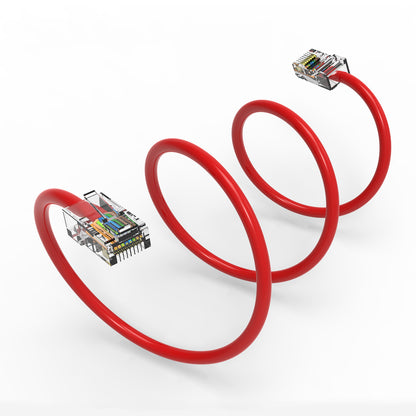 Cat.6 UTP Non-Booted Cables RED
