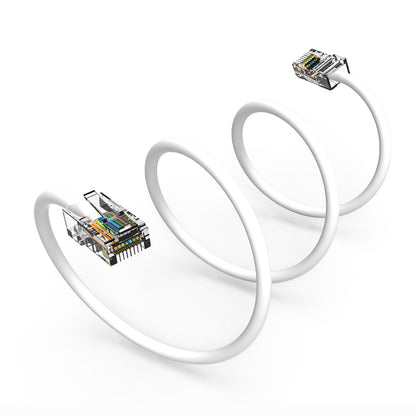 Cat.6 UTP Non-Booted Cables WHITE