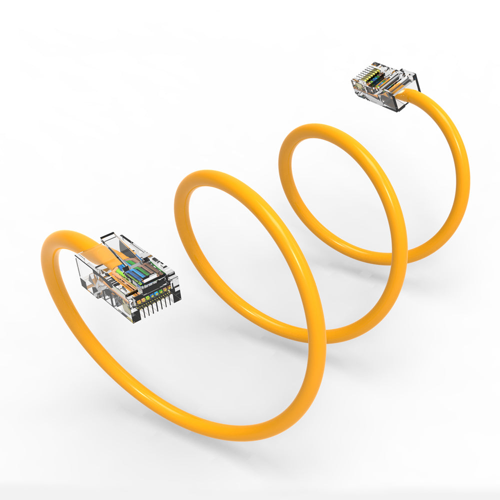 Cat.6 UTP Non-Booted Cables YELLOW
