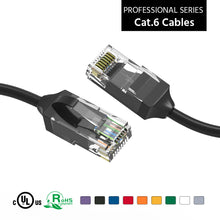 Cat.6 UTP Slim Cables 28AWG BLACK