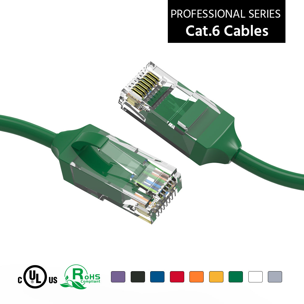 Cat.6 UTP Slim Cables 28AWG
