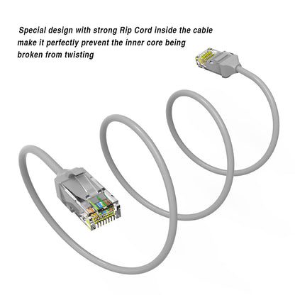 Cat.6 UTP Slim Cables 28AWG GRAY