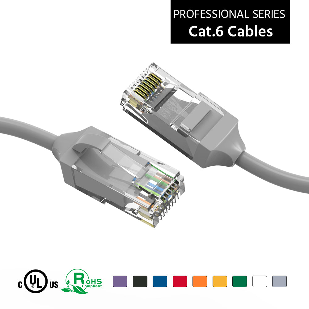 Cat.6 UTP Slim Cables 28AWG