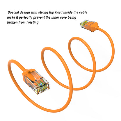 Cat.6 UTP Slim Cables 28AWG ORANGE