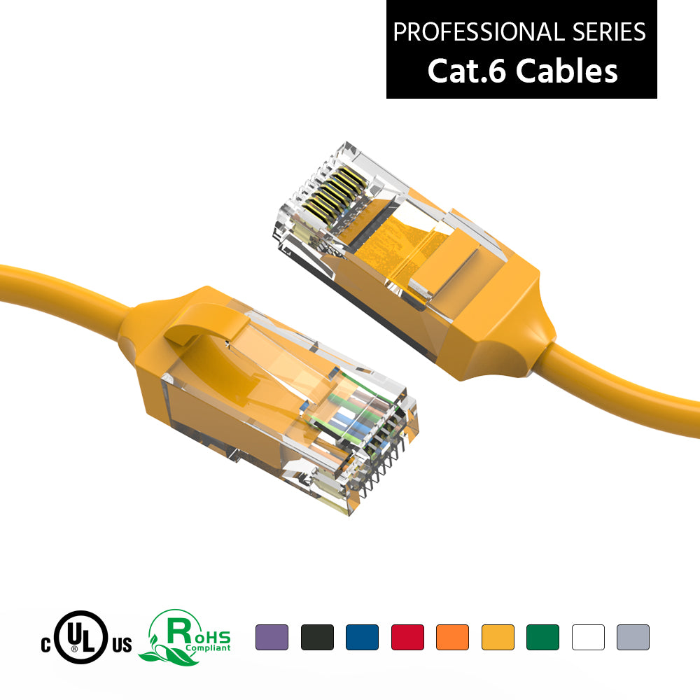 Cat.6 UTP Slim Cables 28AWG
