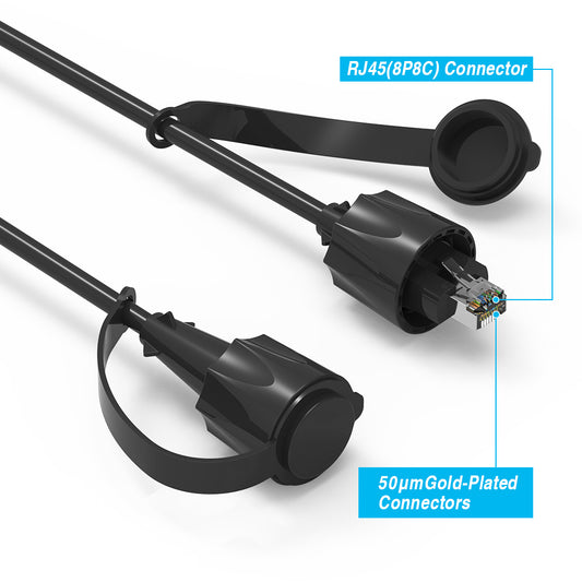 Industrial Outdoor Cat.6 Shielded Cable BLACK