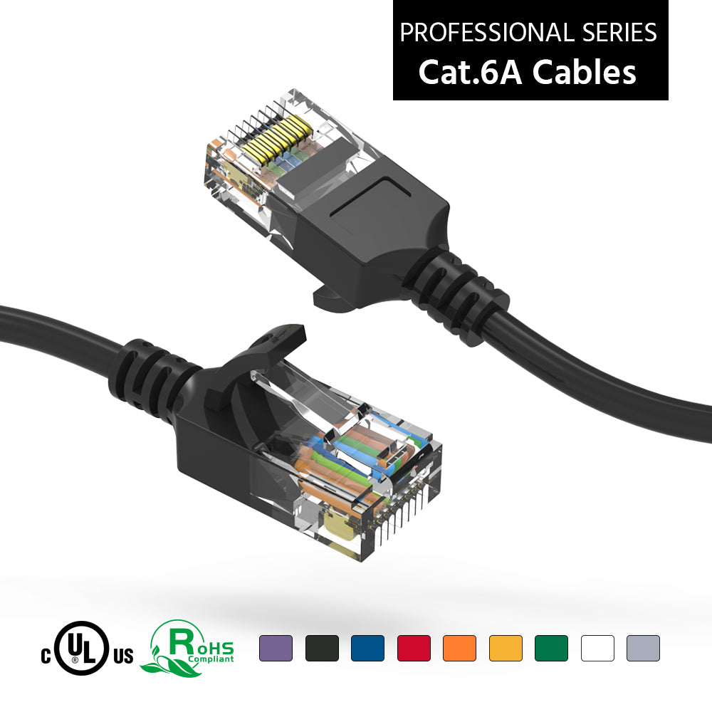 Cat.6A Slim Cables 28AWG