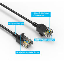 Cat.6A Slim Cables 28AWG BLACK