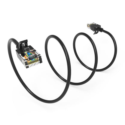 Cat.6A Slim Cables 28AWG BLACK