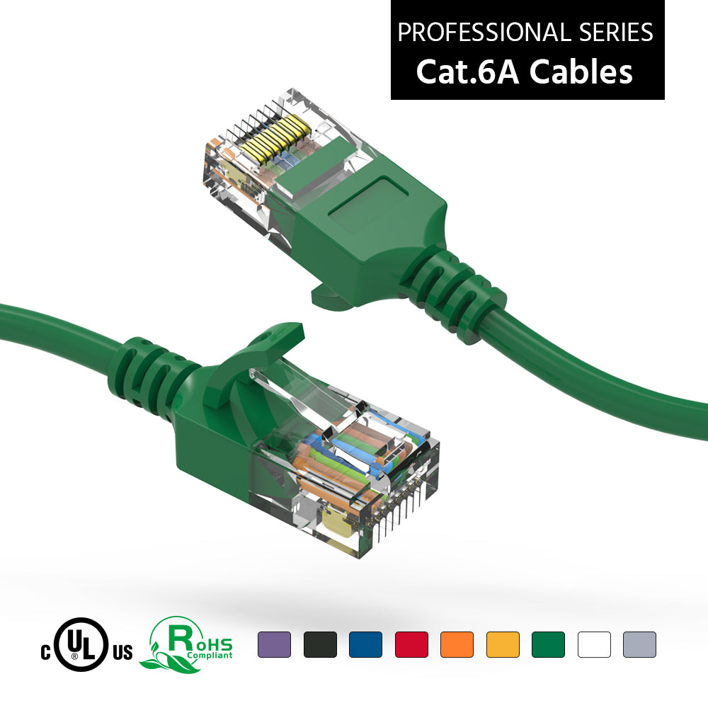 Cat.6A Slim Cables 28AWG