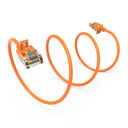 Cat.6A Slim Cables 28AWG ORANGE