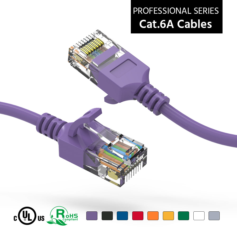 Cat.6A Slim Cables 28AWG