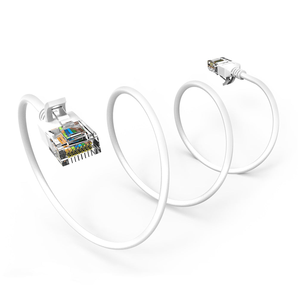Cat.6A Slim Cables 28AWG WHITE