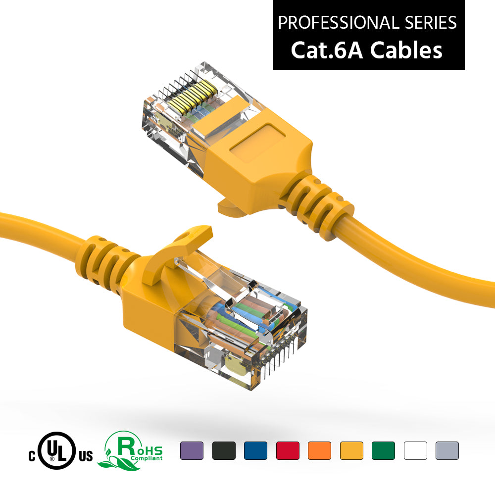 Cat.6A Slim Cables 28AWG
