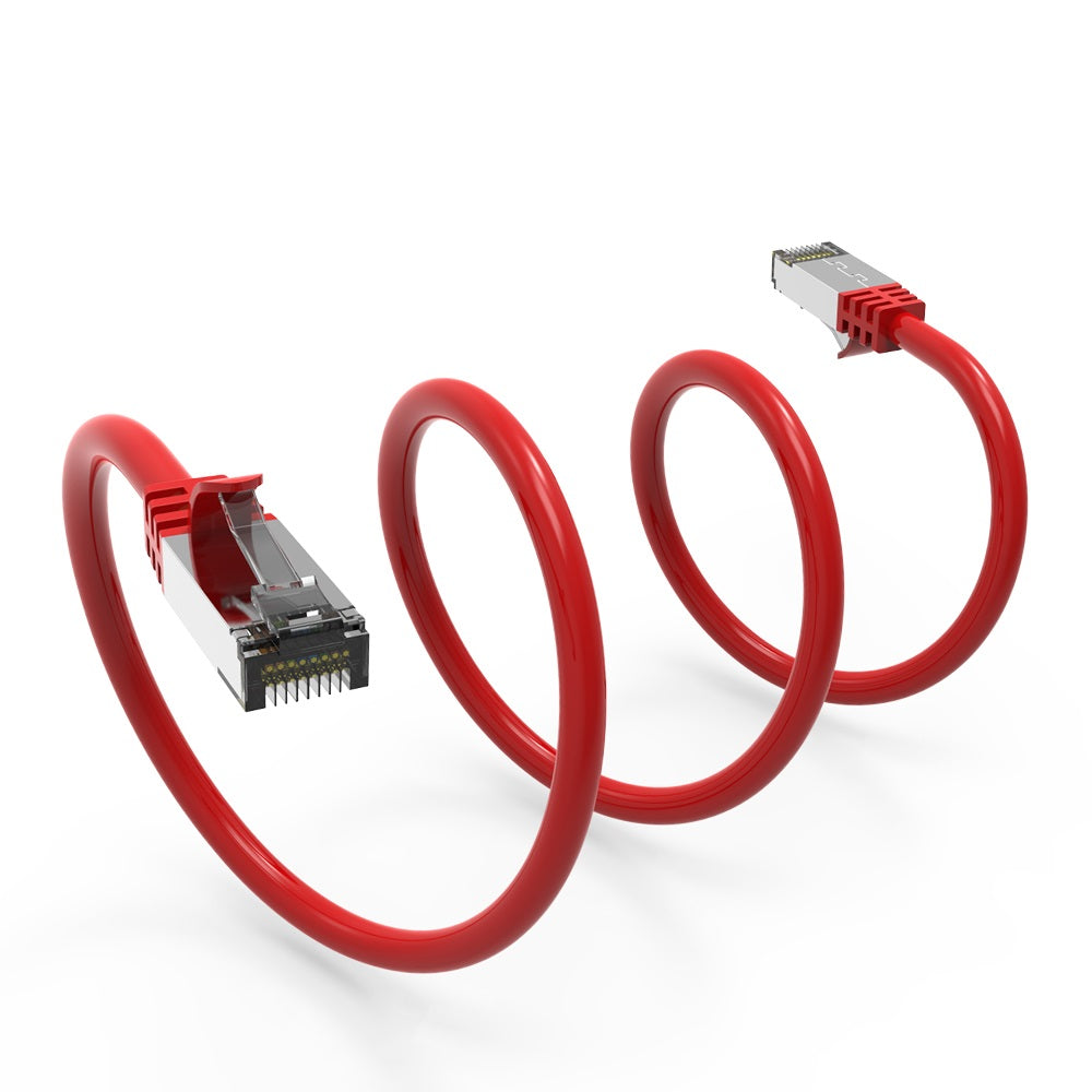 Cat.8 Shielded Cables 26AWG RED