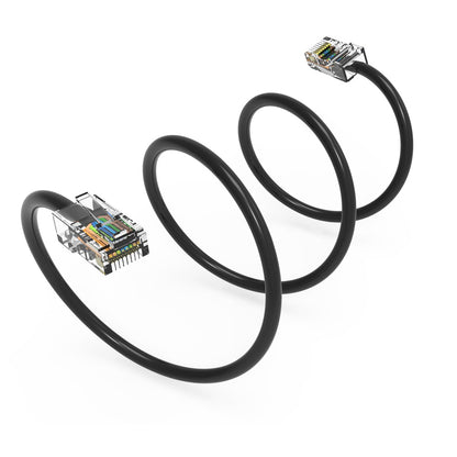 Cat.5E UTP Non-Booted Cables BLACK