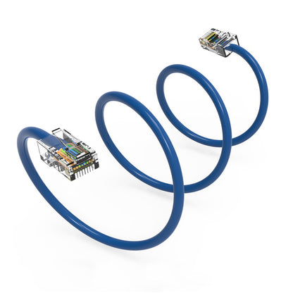 Cat.5E UTP Non-Booted Cables BLUE
