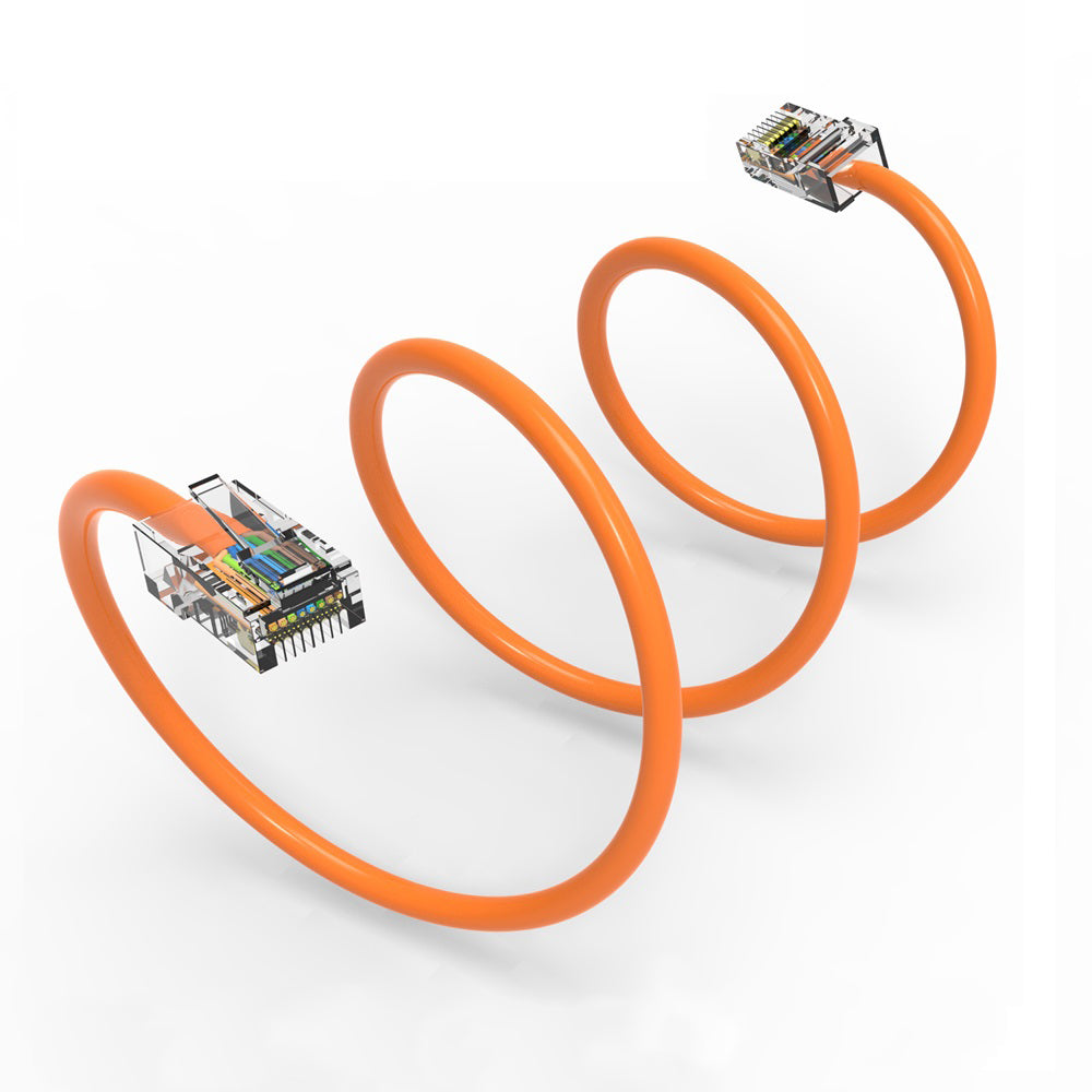 Cat.5E UTP Non-Booted Cables ORANGE