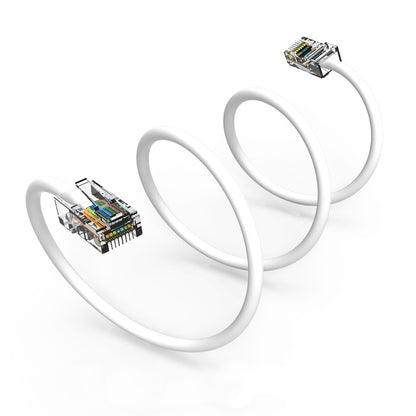 Cat.5E UTP Non-Booted Cables WHITE