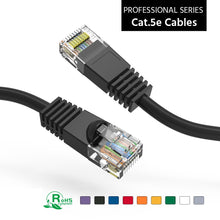 Cat.5E UTP Booted Cables BLACK