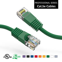 1Ft Cat5E UTP Ethernet Network Booted Cable Green