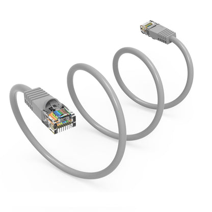 Cat.5E UTP Booted Cables GRAY