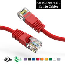Cat.5E UTP Booted Cables RED