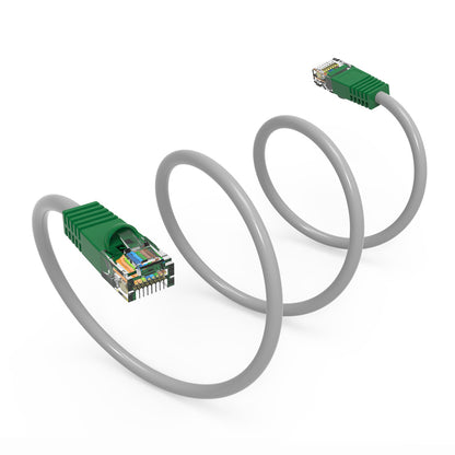 Cat.5E UTP Cross Booted Cables GRAY