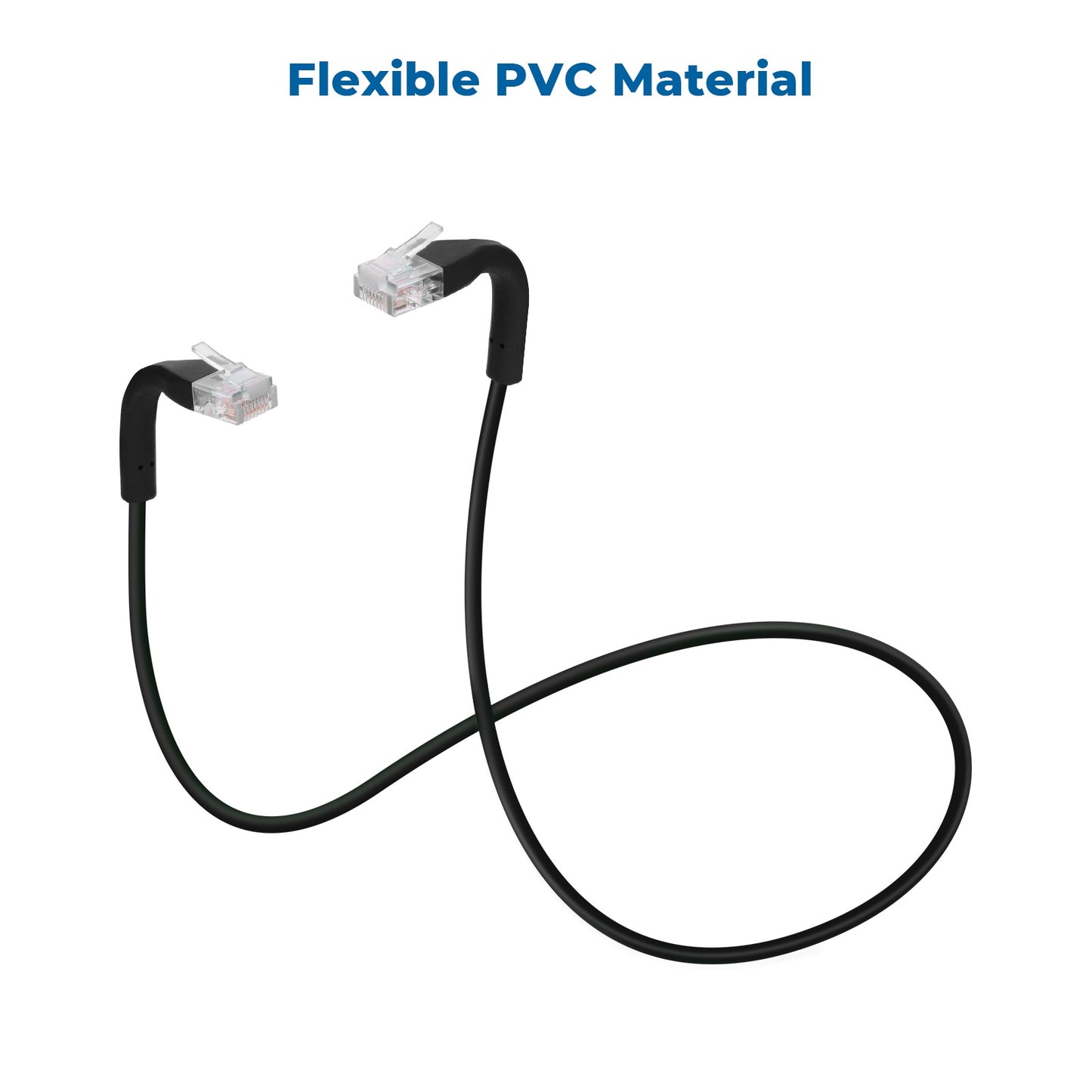 CAT6A BENDABLE BLACK