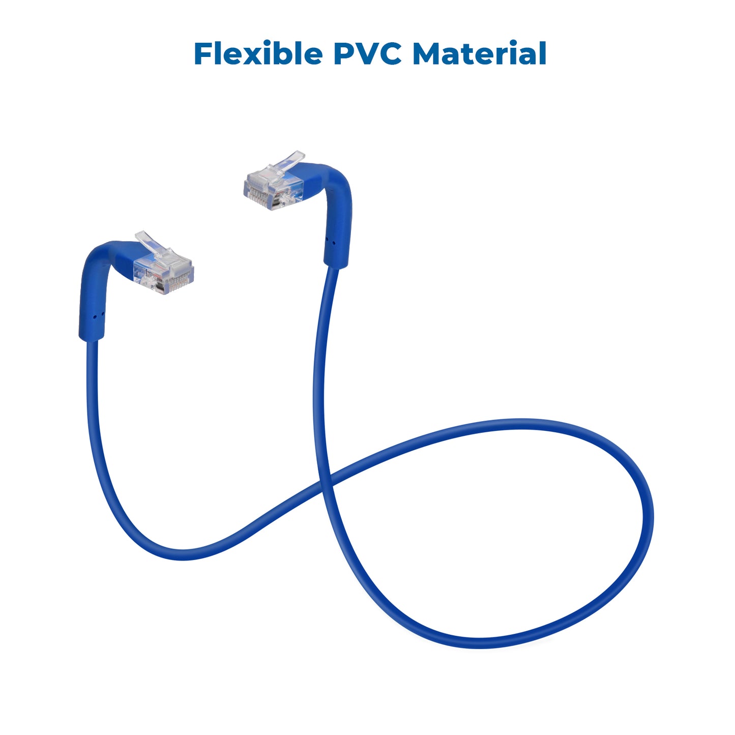 CAT6A BENDABLE BLUE