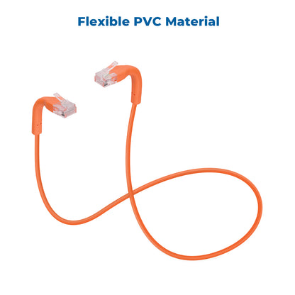 CAT6A BENDABLE ORANGE