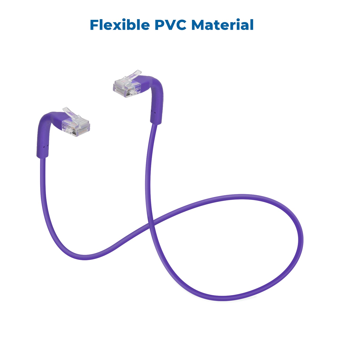 CAT6A BENDABLE PURPLE