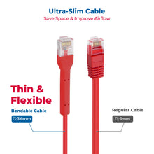 CAT6A BENDABLE RED