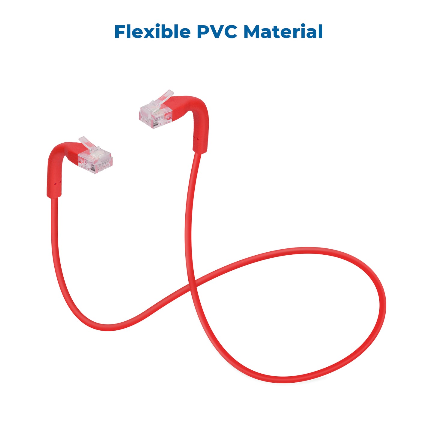 CAT6A BENDABLE RED