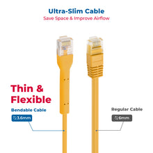 CAT6A BENDABLE YELLOW