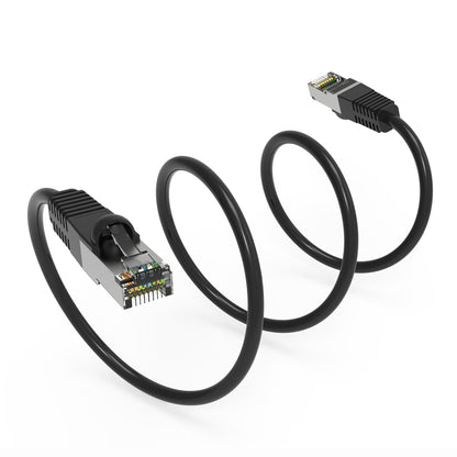 Cat.5E Shielded Cables BLACK