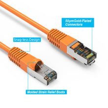 Cat.5E Shielded Cables ORANGE