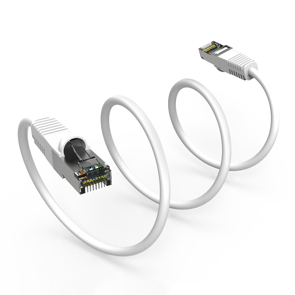 Cat.5E Shielded Cables WHITE