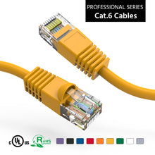Cat.6 UTP Booted Cables YELLOW