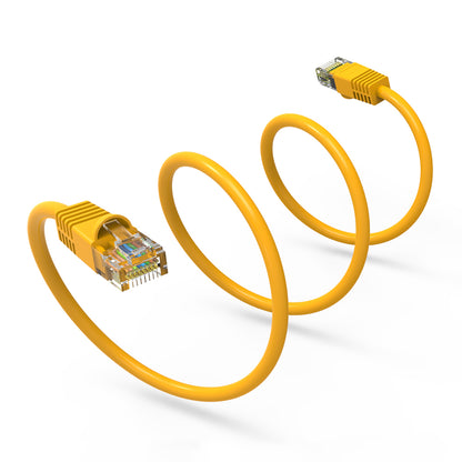 Cat.6 UTP Booted Cables YELLOW