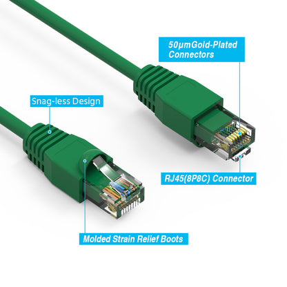 Cat.6A UTP Cables GREEN