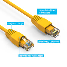 Cat.6A UTP Cables YELLOW