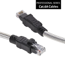 3FT CAT.6A Patch Cable Stainless Metal Armored Anti-Rodent 24AWG